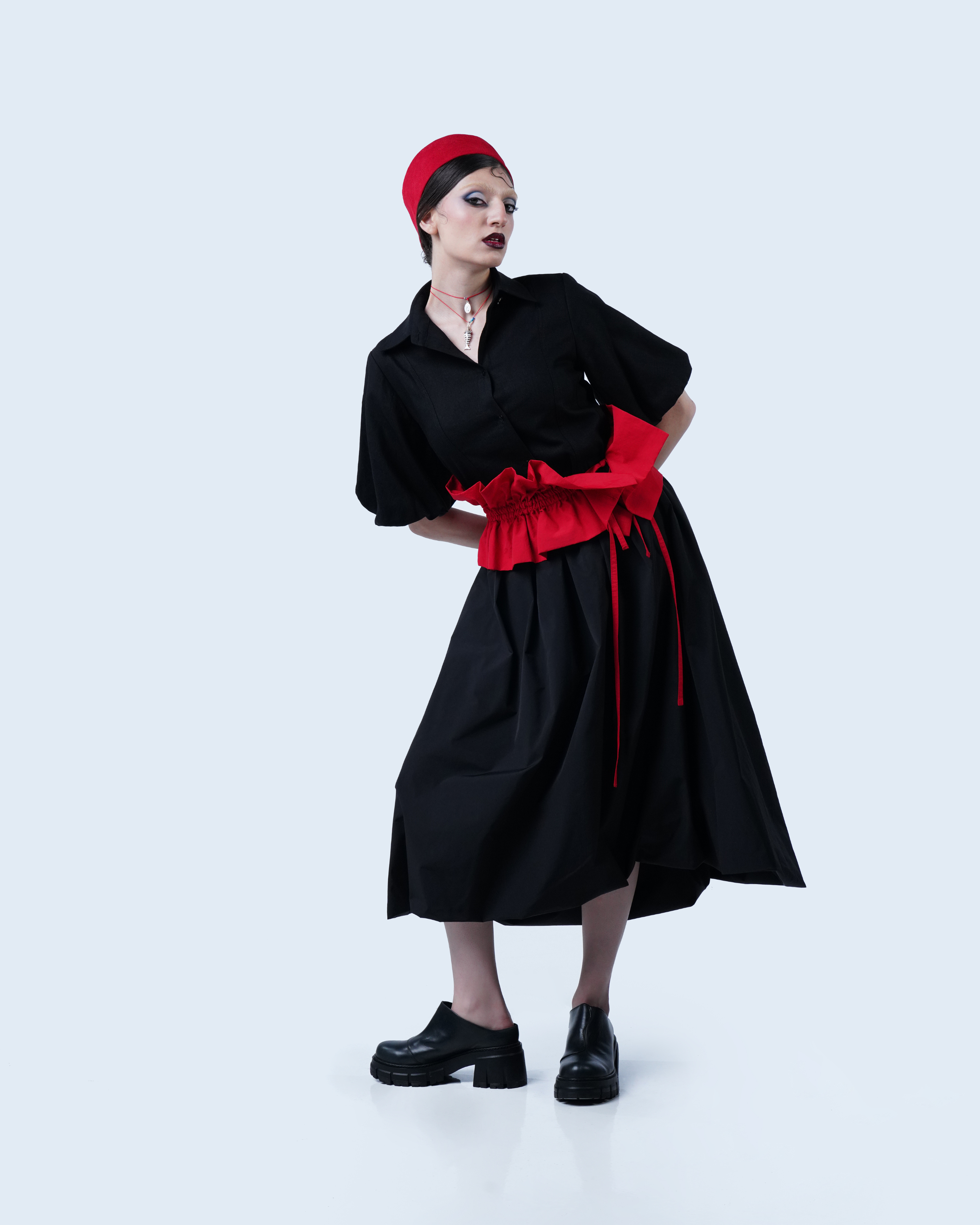 Hüna taffeta balloon skirt