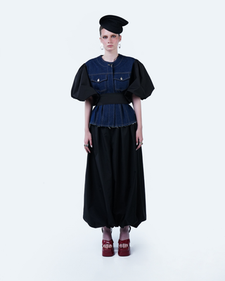 sculptural designer pants