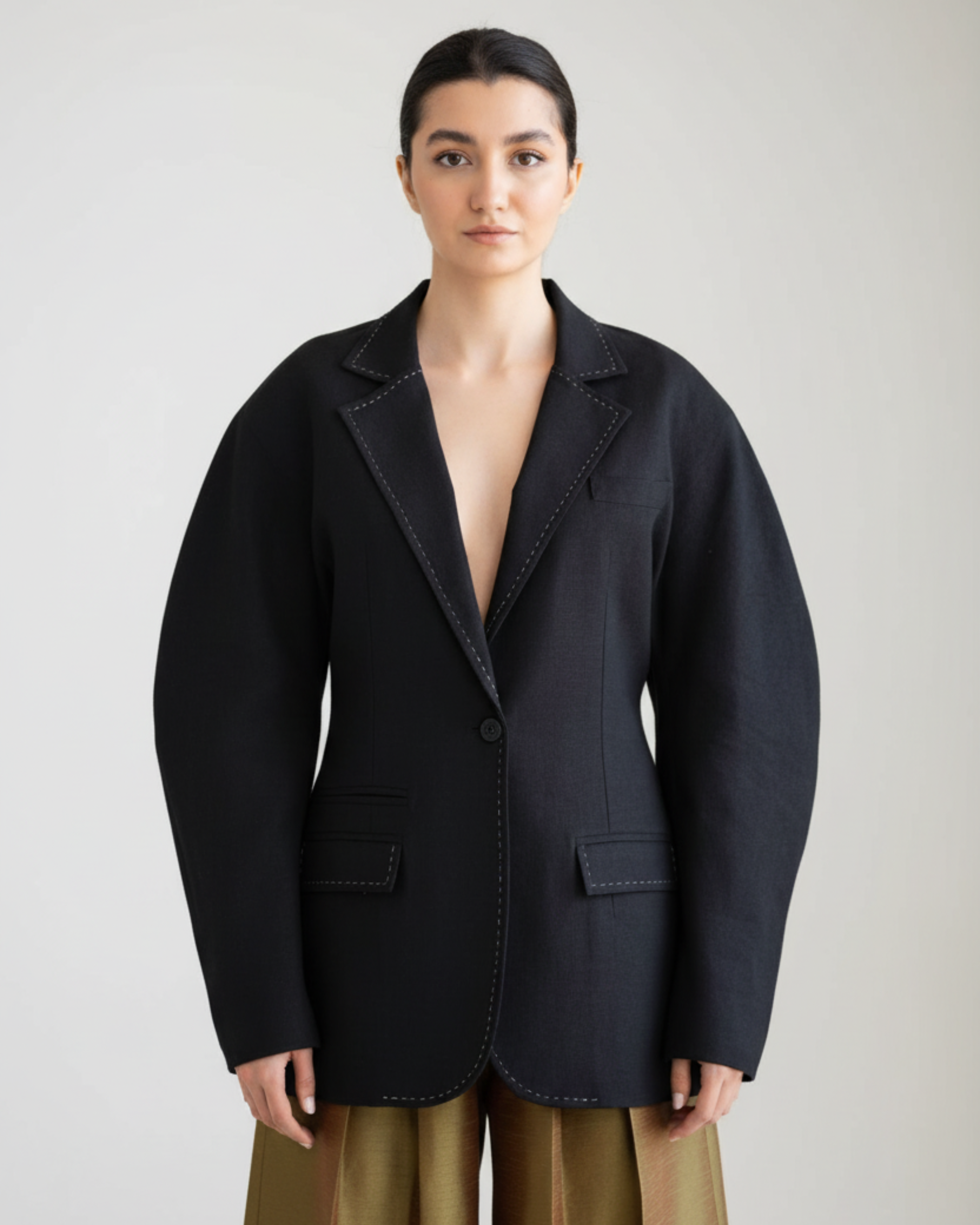 women’s linen blazer