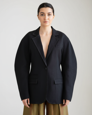 women’s linen blazer