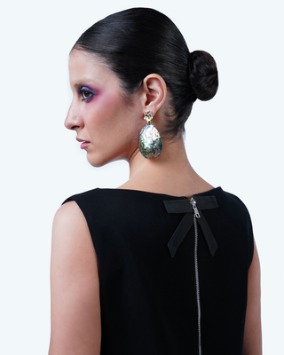 structured black dress