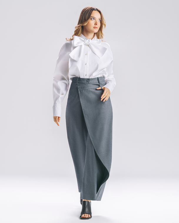 tailored wool trousers