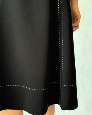 limited edition skirt with handmade stitches