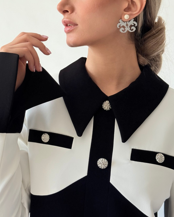 handmade button dress