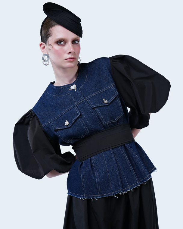 balloon sleeve jacket