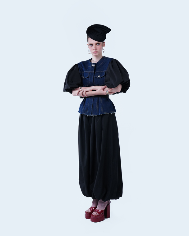 voluminous black pants