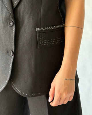 slow fashion brand vest